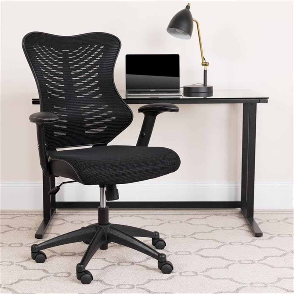 UrbanPro High Back Mesh Office Chair - Ergonomic Black Computer Desk Chair for Home & Office Workspaces | Perfect for Long Hours of Sitting, Gaming & Remote Work