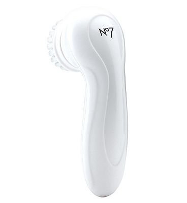 No7 Beautiful Skin Cleansing Brush - Deep Pore Cleaner for Face & Body - Gentle Exfoliating Brush for Daily Skincare Routine - Perfect for Removing Makeup & Unclogging Pores