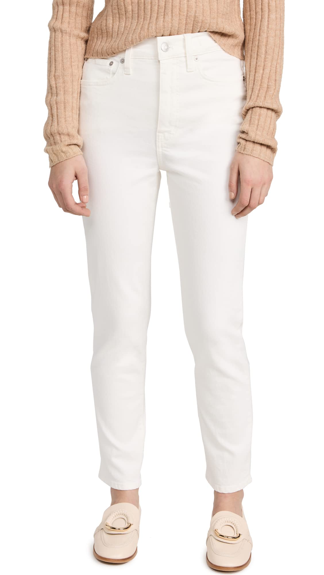 Madewell Women's Perfect Vintage Jeans - High Waist Straight Leg Denim Pants for Casual Wear & Everyday Outfits