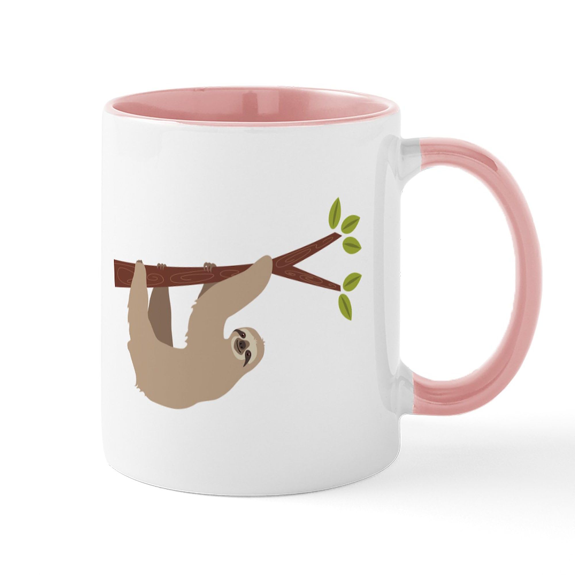 Sloth Coffee Mug 11 oz (325 ml) - Ceramic Tea Cup with Cute Sloth Design - Perfect for Coffee, Tea, Hot Chocolate at Home, Office or Gift