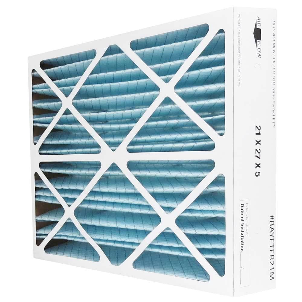 Atomic BAYFTFR21M 21x27x5 MERV 11 Trane Replacement Furnace Air Filter - 2 Pack | High Efficiency HVAC Filter for Home & Office Air Purification