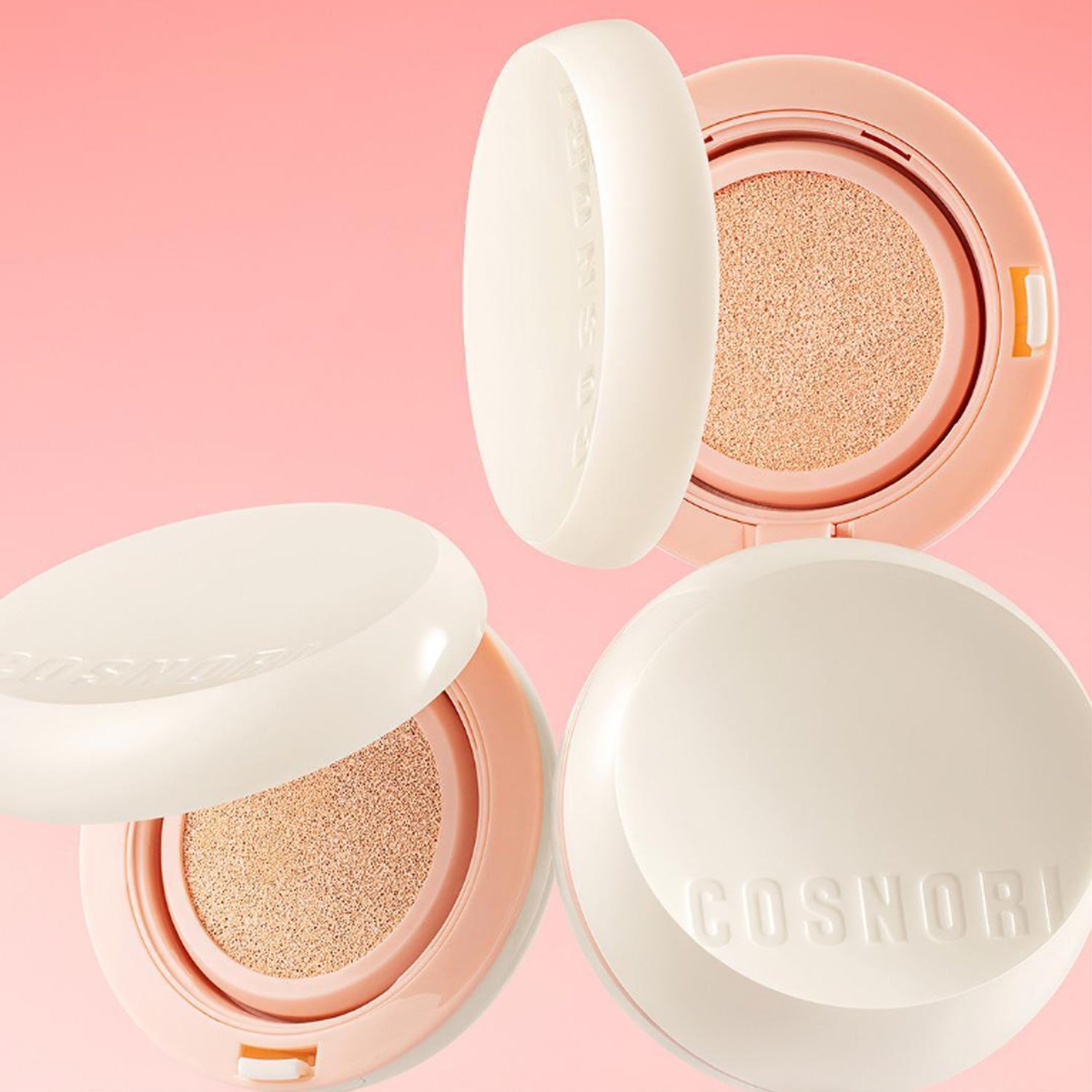 COSNORI Fluffy Fit Thin Cover Cushion - Lightweight & Breathable Foundation Makeup for All Skin Types | 3 Shades Available | Perfect for Daily Wear & On-the-Go Touch Ups