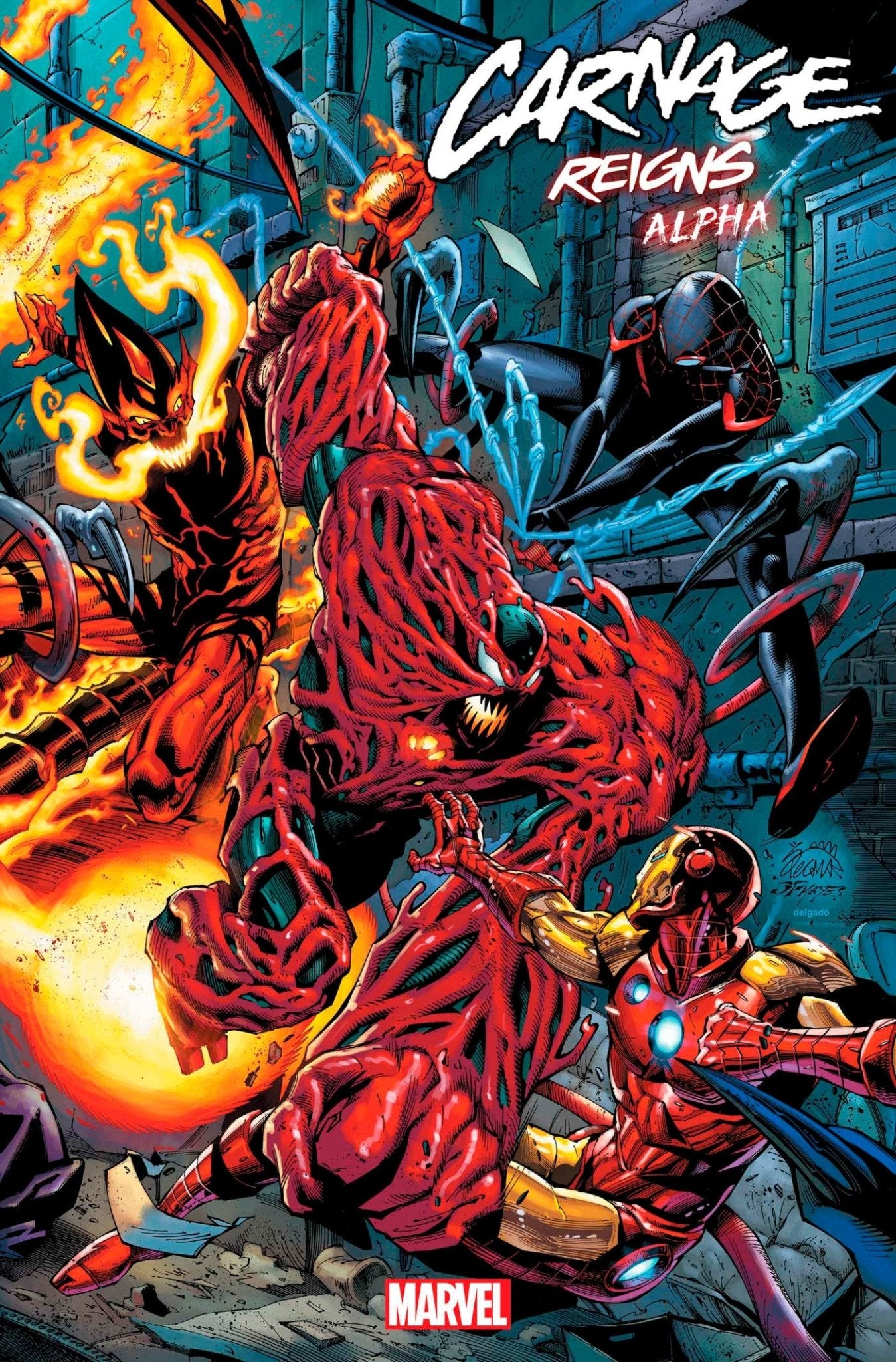 Carnage Reigns Alpha 1 - Premium Collectible Action Figure for Marvel Fans | Perfect for Display, Gifts & Comic Book Collections