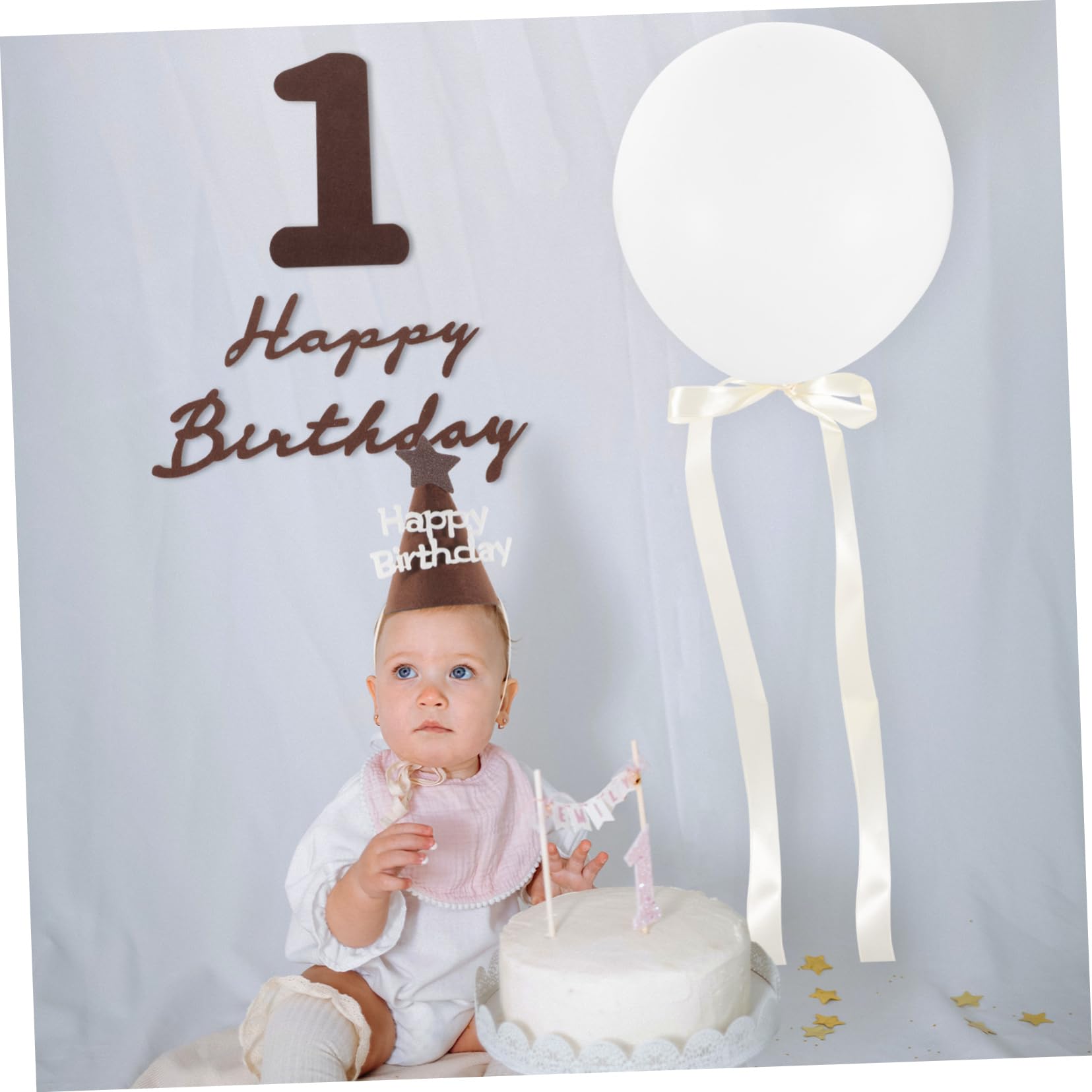 HAPINARY Unique Birthday Balloon Decorations Set - Party Supplies for Boys & Girls - Photo Backdrop Props - Perfect for Birthday Parties, Baby Showers & Celebrations