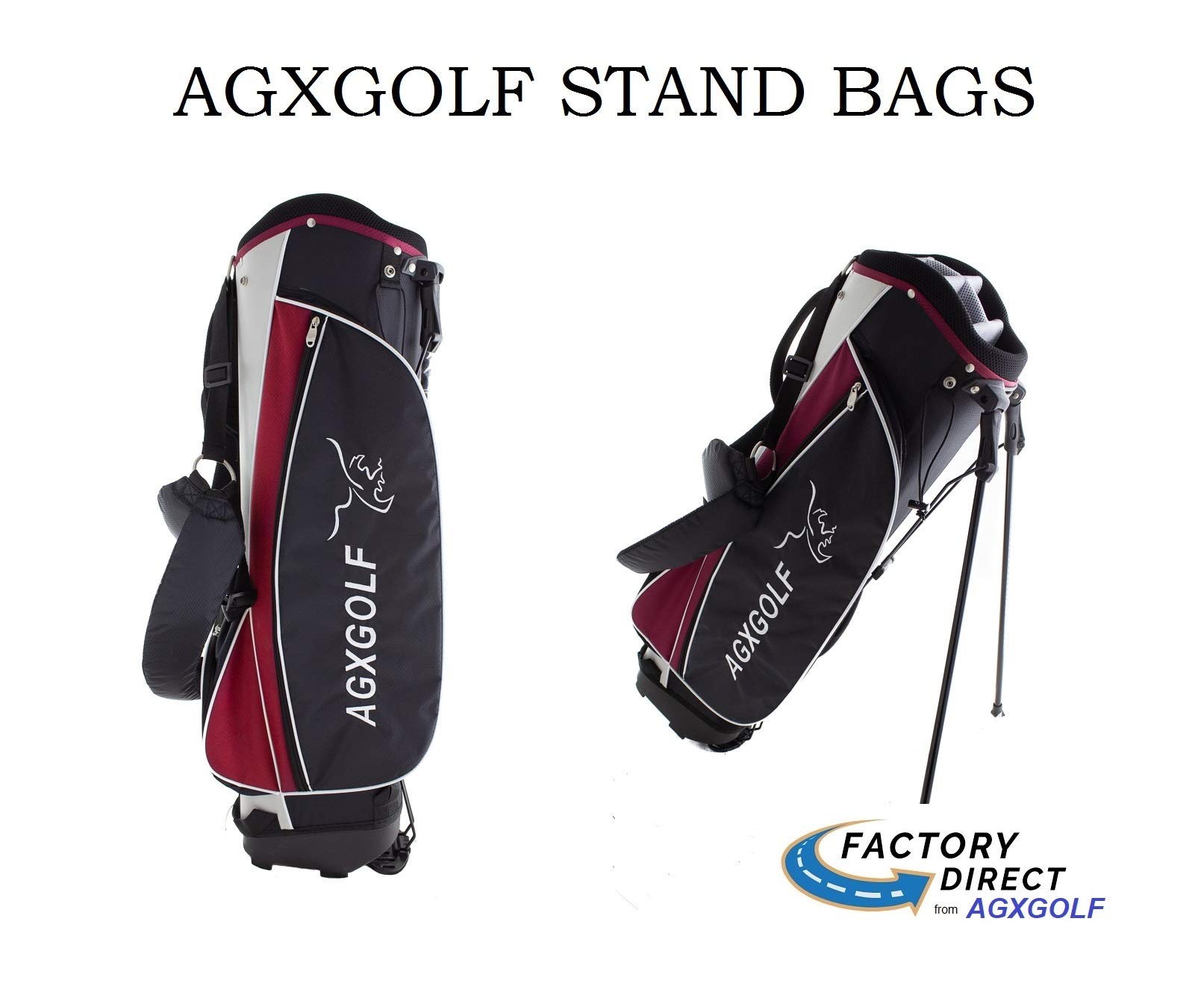 Left-Handed Men's Tour Edition Executive Golf Club Set - 460cc Driver, 3 Wood, Hybrid, XS-Tour Irons & Putter with Stand Bag | Premium USA-Made Golf Equipment for Men | Perfect for Course Play & Tournament Training