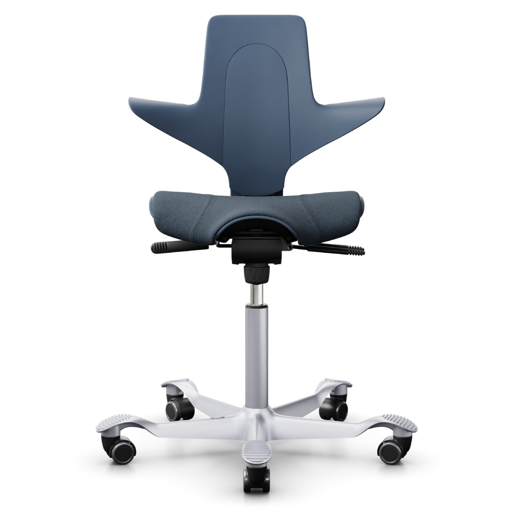 Ergonomic HÅG Capisco Saddle Chair 8020 - Adjustable Office Chair for Back Pain Relief, Perfect for Home & Work Use - Ideal for Standing Desks, Computer Work & Creative Professionals