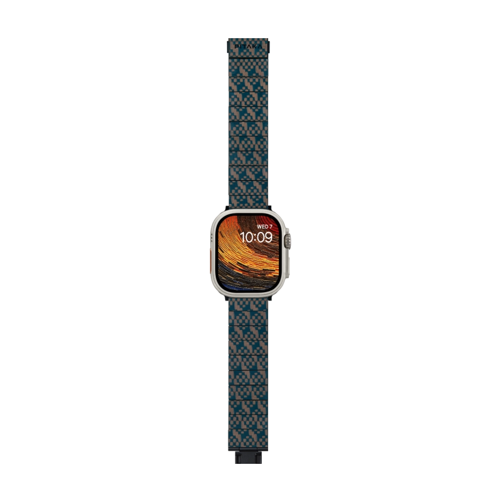 Premium Carbon Fiber Watch Band for Apple Watch Series 8/7/6/SE - Lightweight & Durable Replacement Strap for Workout, Running & Everyday Use