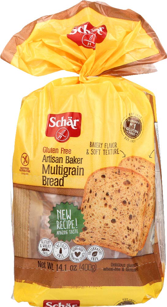 Schar Gluten Free 10 Grains & Seeds Artisan Bread - 13.6 oz (Pack of 3) | Healthy, Nutritious & Delicious | Perfect for Sandwiches, Toast & Breakfast
