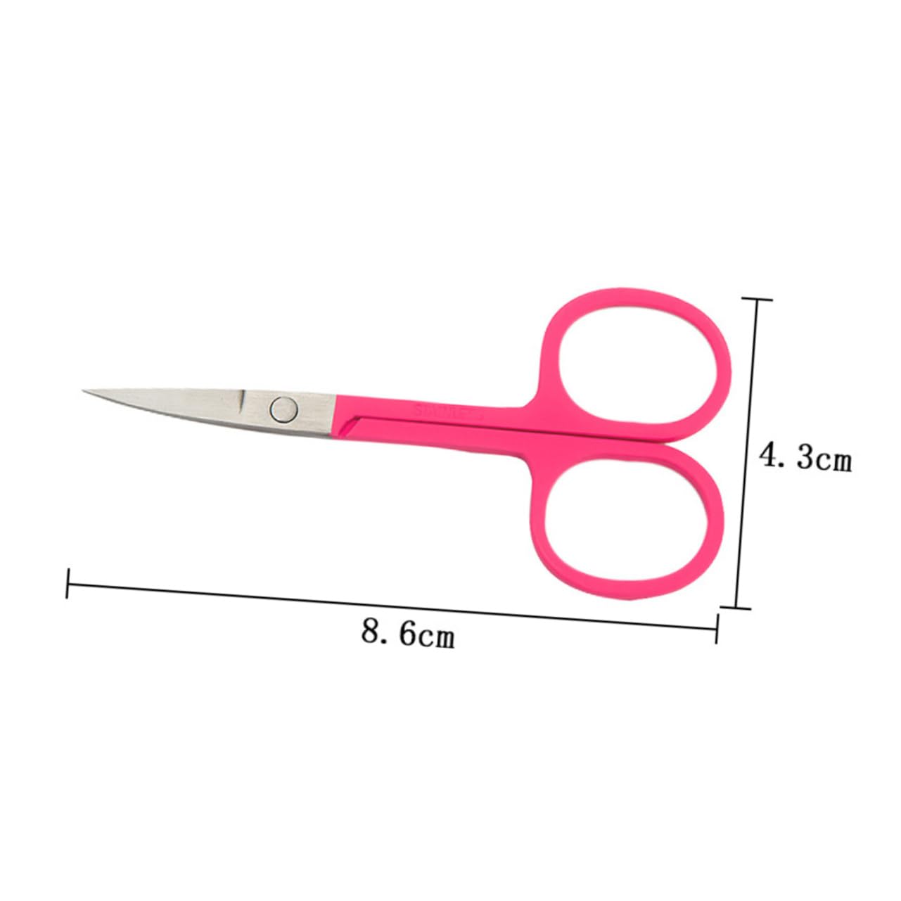Hemoton 4-Piece Nose Hair & Eyebrow Scissors Set - Professional Stainless Steel Beauty Grooming Scissors for Men & Women - Perfect for Eyebrow Trimming, Nose Hair Removal, and Makeup Application