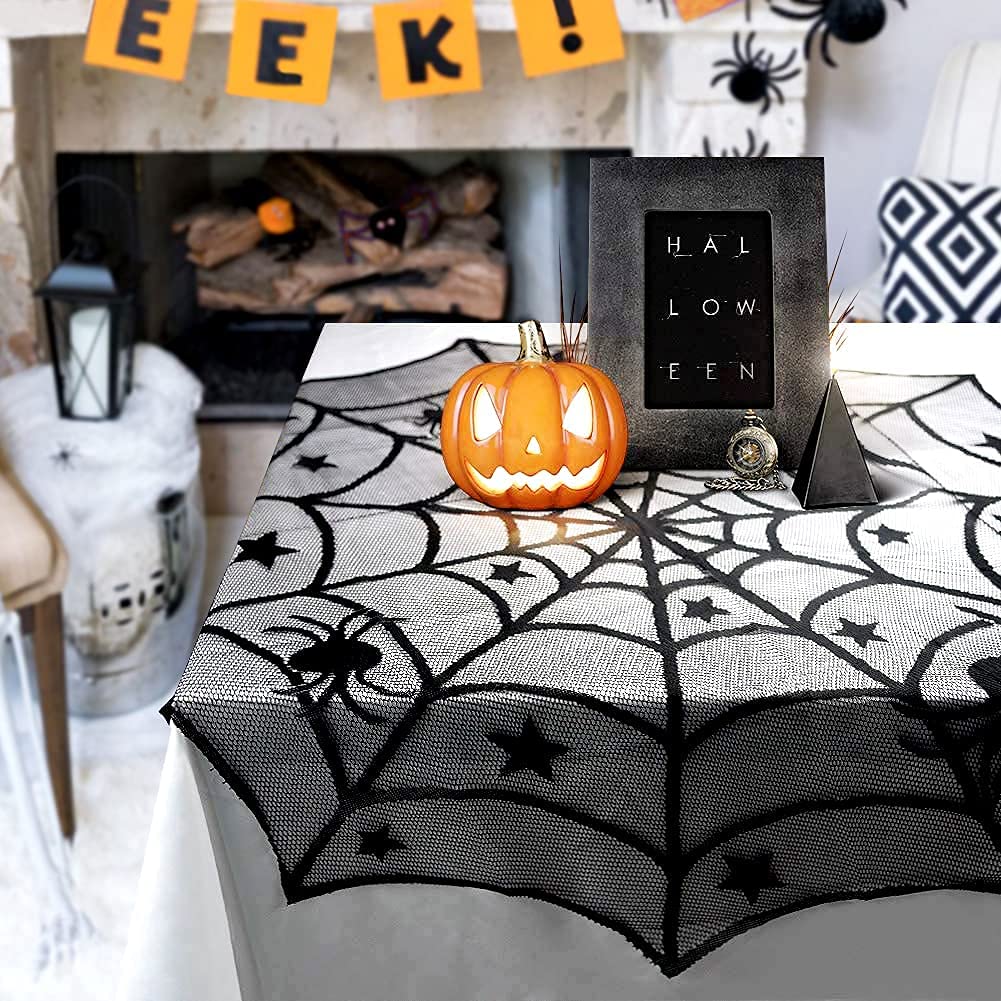 OKA 3-Pack Halloween Spider Web Decorations - 72