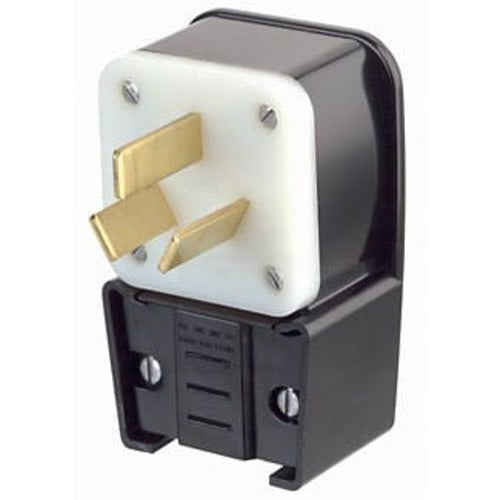 Leviton 50 Amp Heavy Duty Electrical Outlet - NEMA 14-50R Receptacle for EV Chargers, RVs & Industrial Equipment | Weatherproof & Durable Power Solution