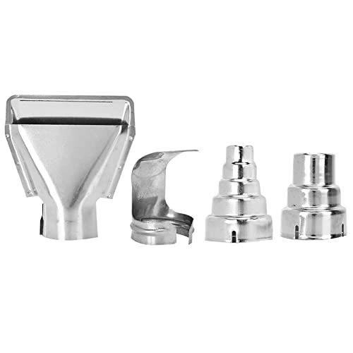 4Pcs Heat Air Nozzle Kit for Industrial Tools - Electric Heat Gun Accessories, Shrink Wrap Tips, Soldering Nozzles & Blower Mouth Attachments - Perfect for Shrink Wrapping, Soldering, and DIY Projects