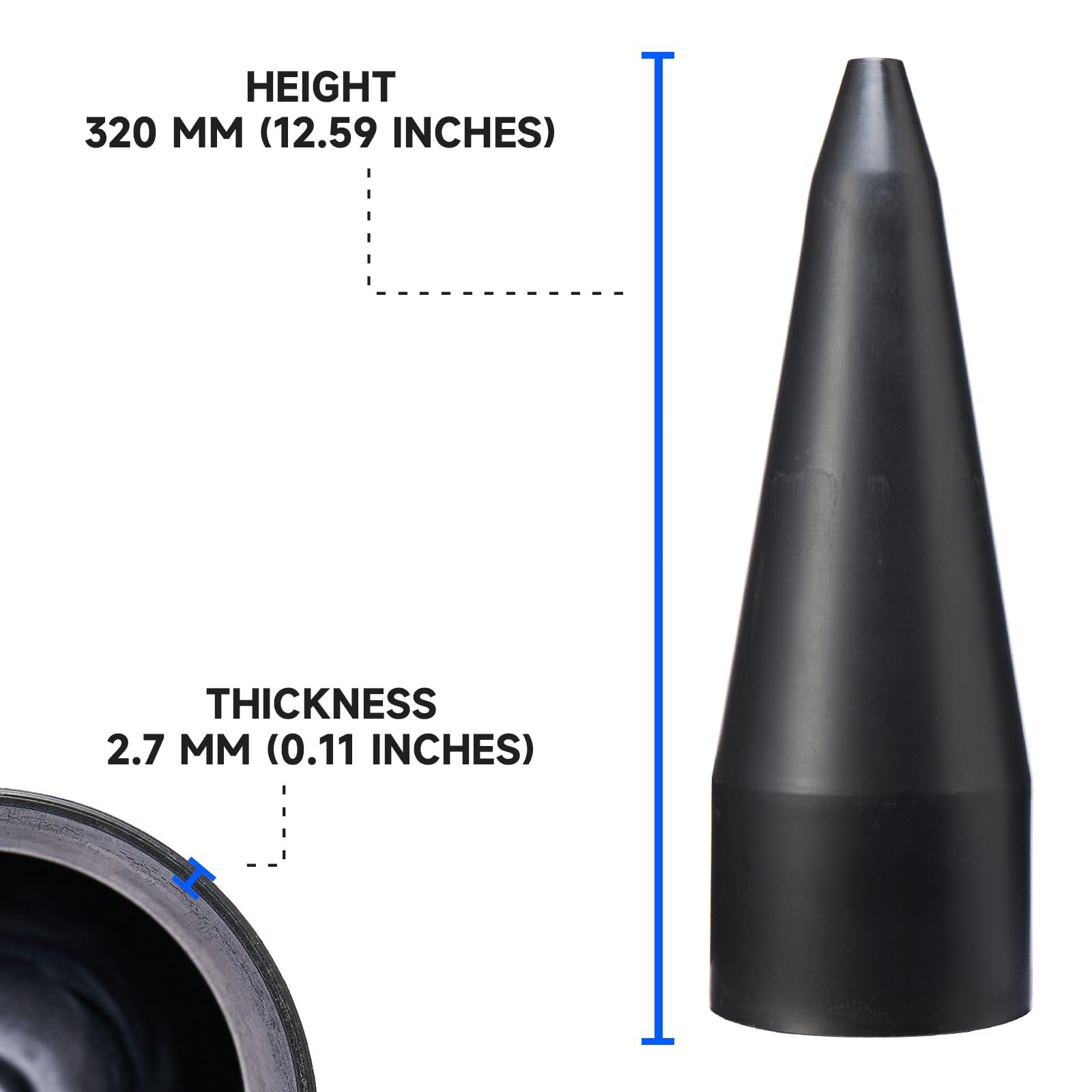 Universal CV Boot Installation Cone Tool - Stretchable CV Joint Boot Replacement Kit for Easy DIY Car Repair | Perfect for Mechanics & Auto Enthusiasts
