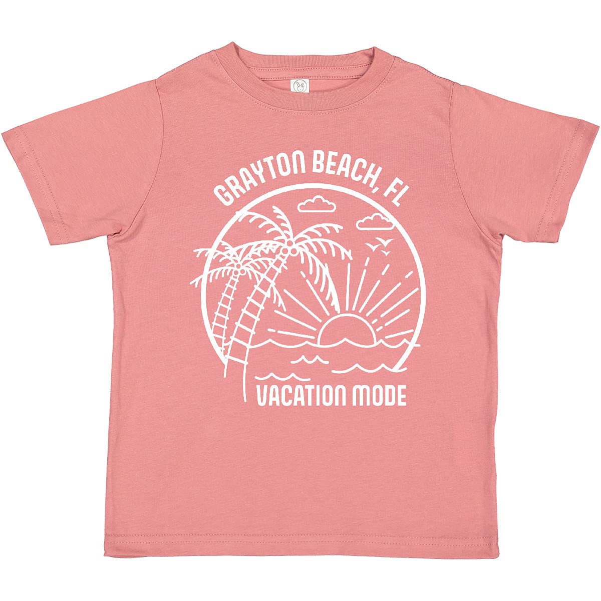 Inktastic Summer Vacation Mode Grayton Beach Florida Toddler T-Shirt - Comfortable Kids Tee for Beach Trips, Family Vacations & Casual Outings