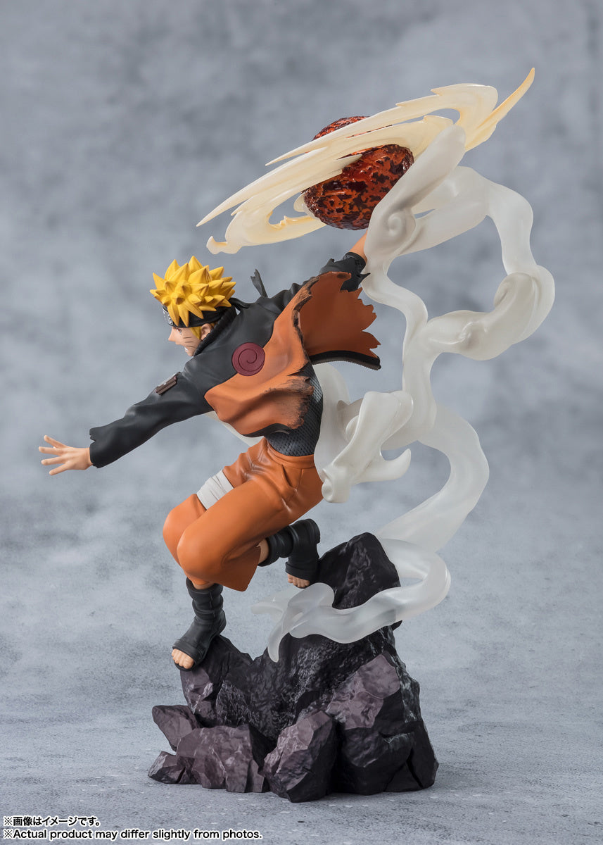 Figuarts Zero Extra Battle Naruto Shippuden Naruto Uzumaki Sage Art Lava Release Rasenshuriken Action Figure - Anime Collectible for Display & Gift for Naruto Fans