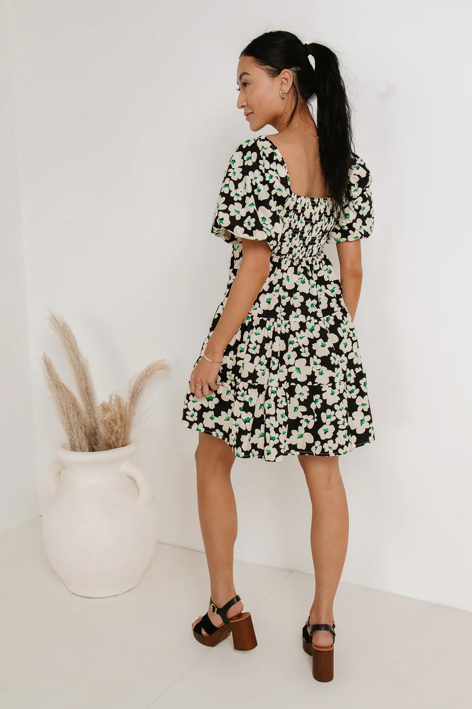 Lois Floral Print Mini Dress - Women's Summer Casual Sundress for Beach, Party & Vacation | Final Sale
