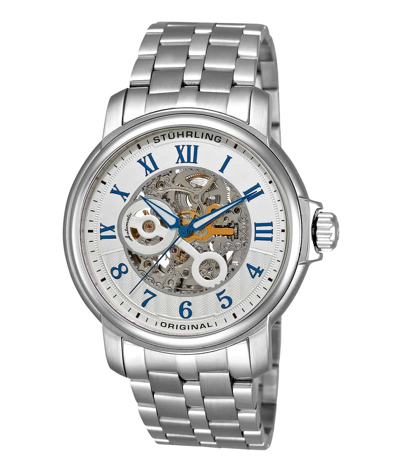 Grey Dial / Silver Case / Silver Stainless Steel Bracelet Deployant Buckle