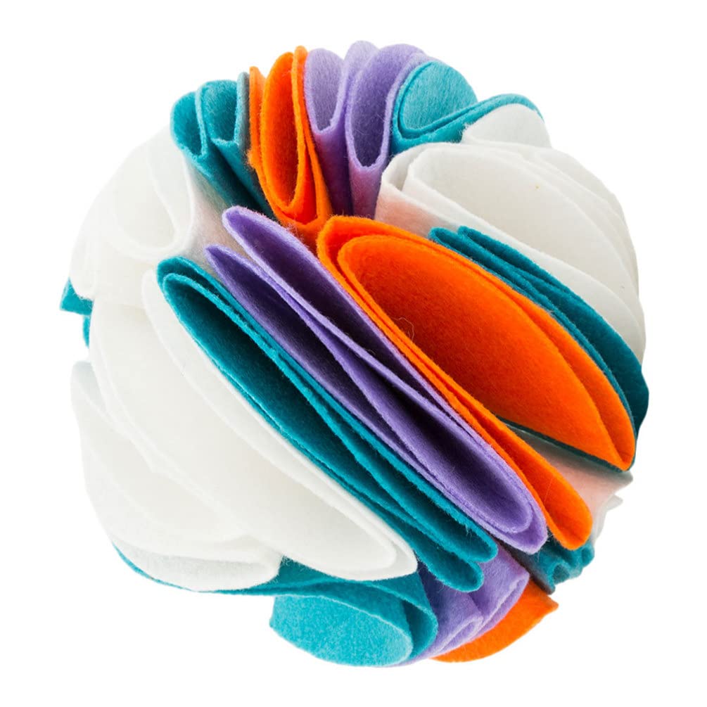 POPETPOP Educational Puppy Puzzle Toys - Interactive Dog Snuffle Foraging Mat for Treat Training & Slow Feeding | Fun Mental Stimulation Toy for Puppies & Adult Dogs | Perfect for Indoor Play, Anxiety Relief & Mealtime Enrichment