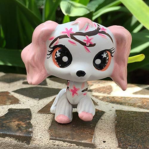 Hand-Painted OOAK Custom Cocker Spaniel Dog Figurine - Unique Littlest Pet Shop Collectible - Perfect for Home Decor, Gift Giving & Dog Lover Collections