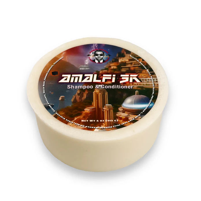 Phoenix Shaving | Amalfi 3000 Conditioning Shampoo Bar for Men - Hydrating & Nourishing Hair Care - Perfect for Travel, Gym & Daily Use