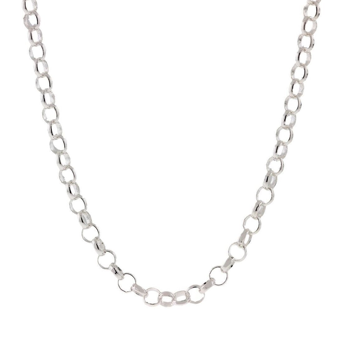 2MM Rolo Chain .925 Solid Sterling Silver Necklace - 16 & 20 Inches Available | Dainty Layering Jewelry for Everyday Wear & Gift Giving