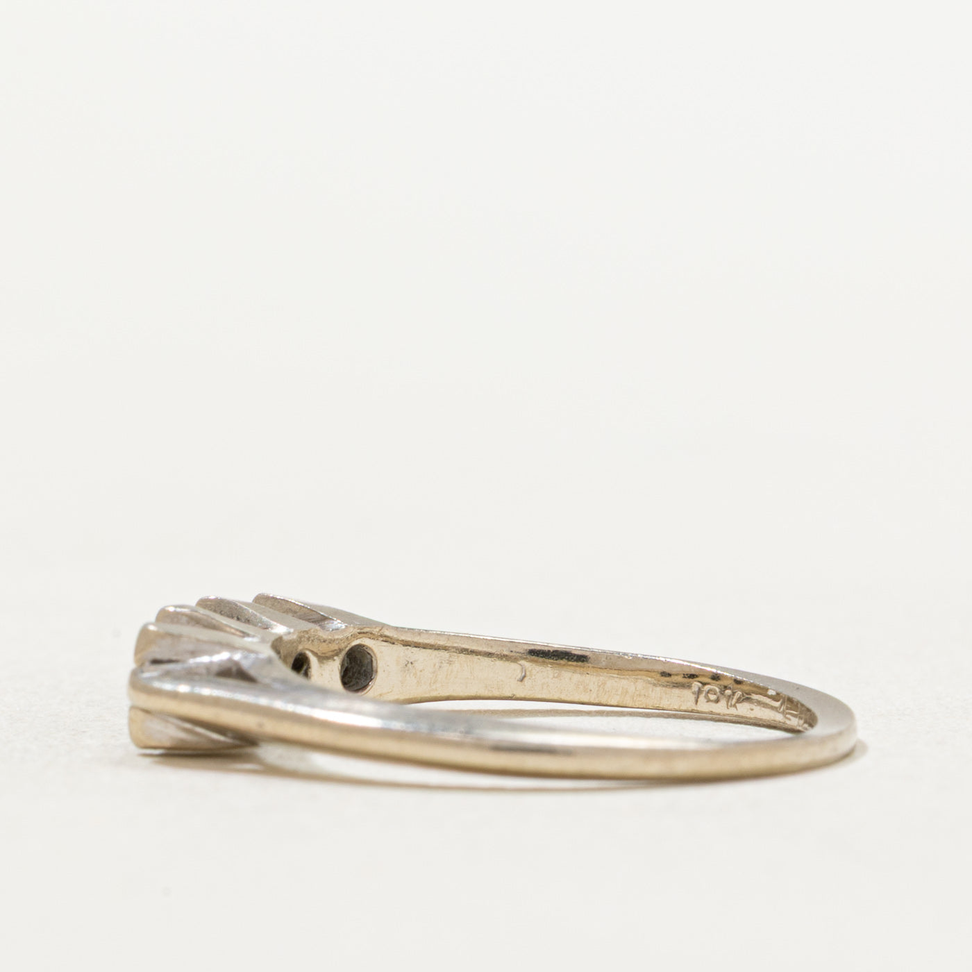 0.10ctw Four Stone Diamond Ring - Size 5.5 - Elegant Wedding Band, Anniversary Gift & Everyday Jewelry for Women