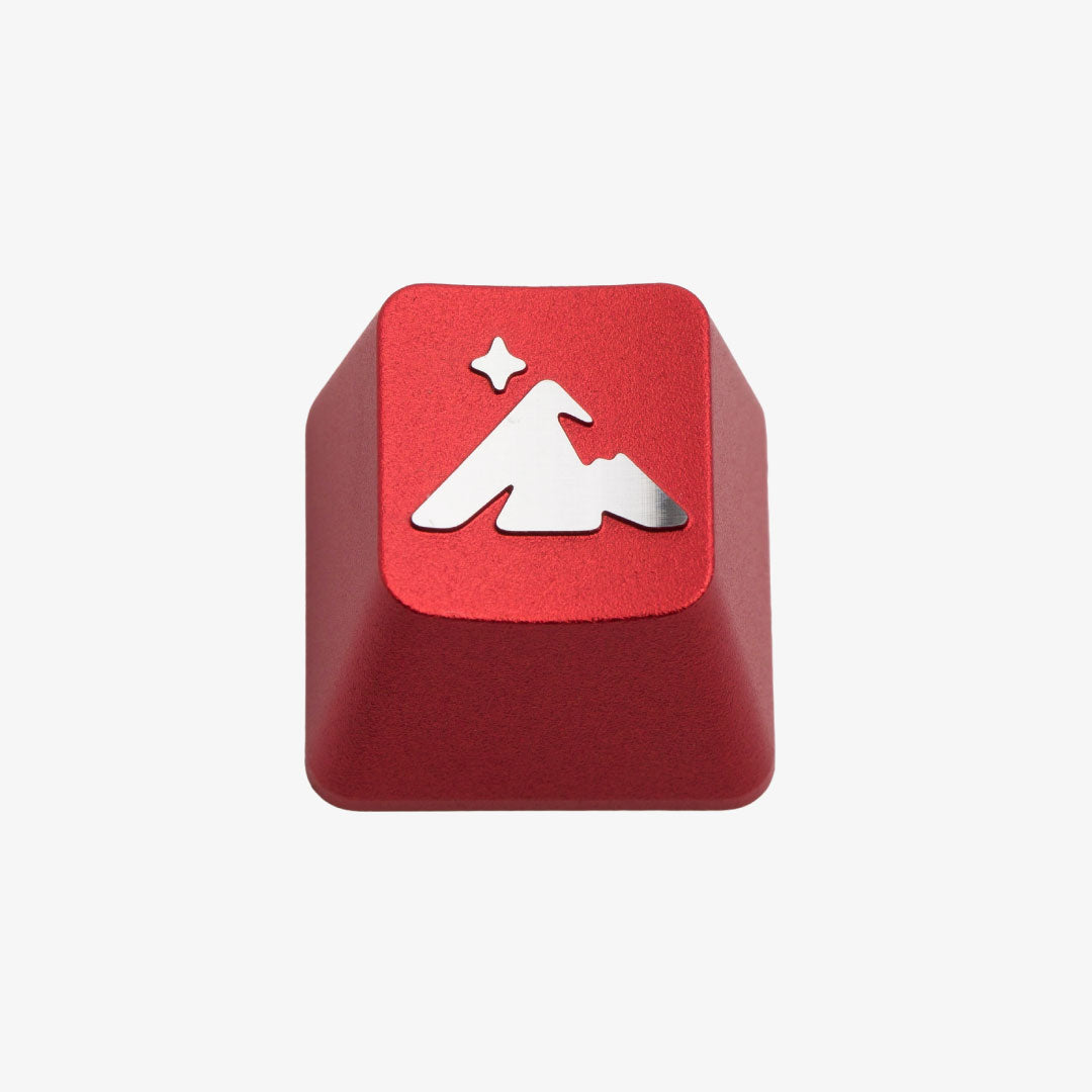 Higround Summit Artisan Keycap - Red Mechanical Keyboard Keycap for Gaming & Typing - Perfect for Gamers, Streamers & Enthusiasts