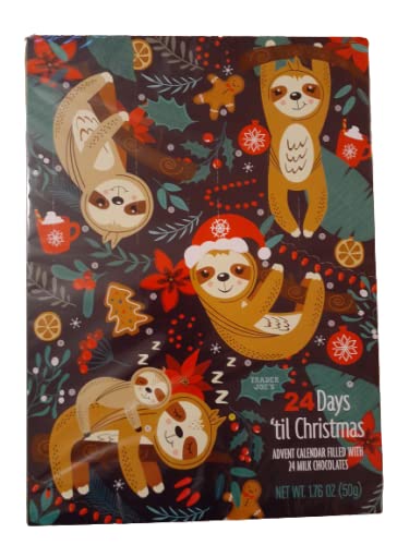 Trader Joe's 2021 Advent Calendar - 4 Premium Milk Chocolate Designs for Christmas Countdown | Holiday Gift, Stocking Stuffer & Family Tradition