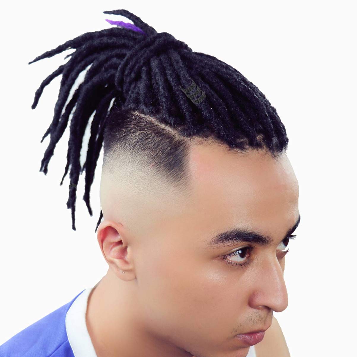 Supvox 30pcs Adjustable Dreadlock Cuffs - Black Hair Braiding Beads & Clips for Wigs, Braids, and Extensions | Perfect for Cosplay, Festivals, and Protective Hairstyles