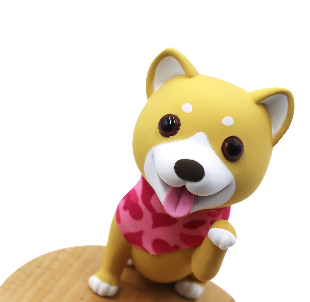 Wooden Dog Phone Stand - Cute Animal Cell Phone Holder for Desk, Smartphone & Mobile Phone Stand - Perfect for Home, Office, or Gift