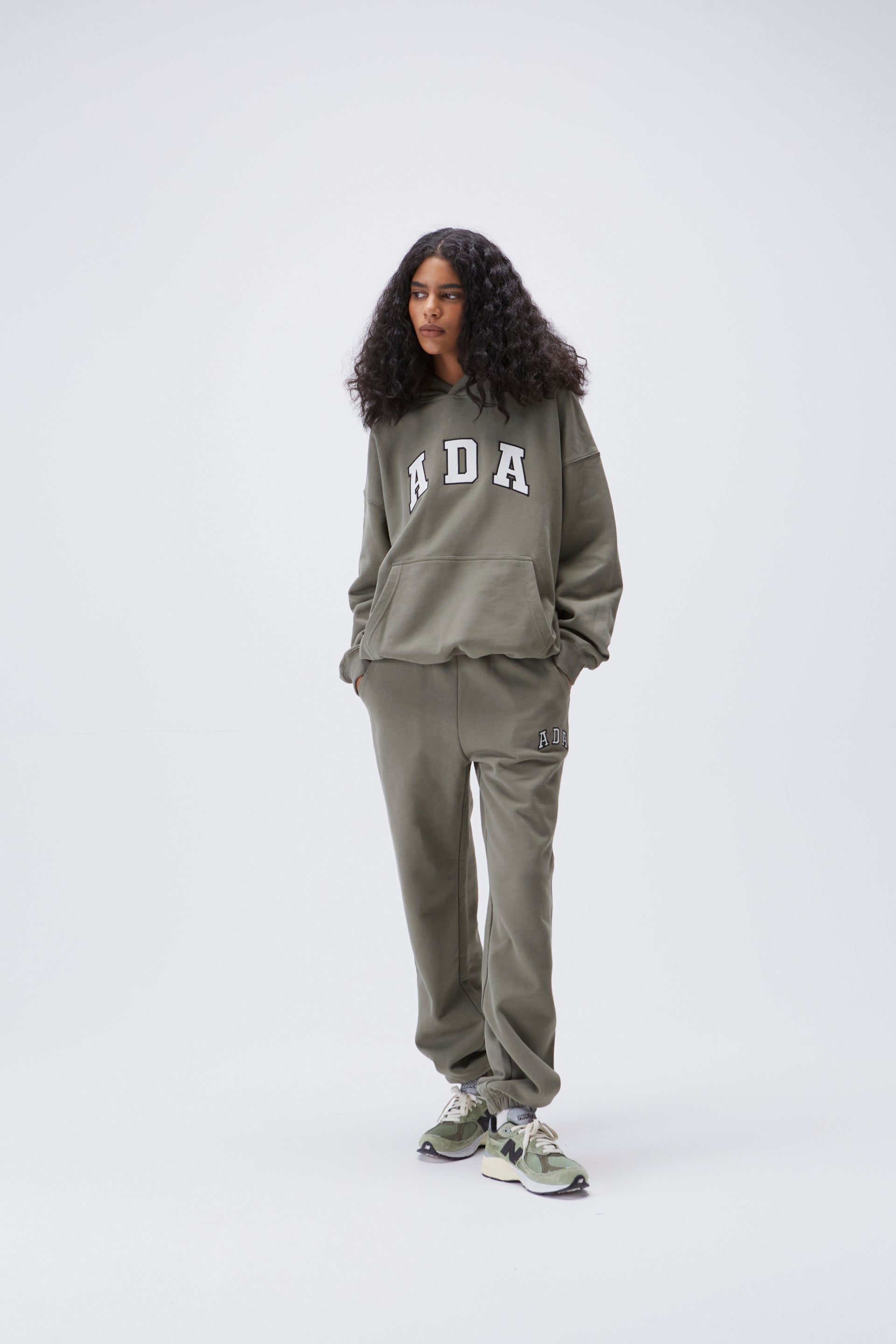 ADA Sweatpants for Women - Soft & Comfortable Olive Green Joggers | Perfect for Yoga, Lounge & Casual Wear