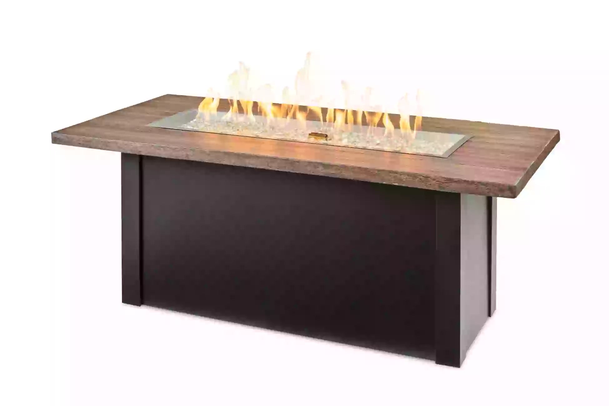 Havenwood Linear Gas Fire Pit Table - Outdoor Patio Heater with Modern Design for Backyard, Deck, and Garden - Perfect for Entertaining and Relaxing