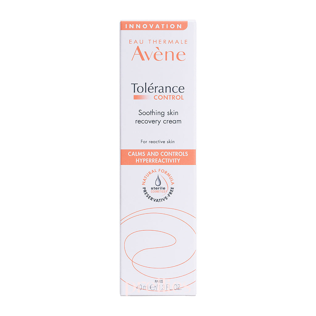 Avene Tolerance Control Soothing Skin Recovery Cream 40ml - Sensitive Skin Moisturizer for Face & Body - Perfect for Post-Procedure Care & Daily Hydration