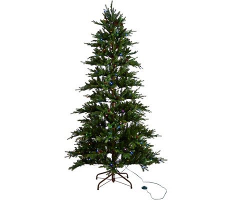 Ellen DeGeneres ED On Air 6.5-Foot Rustic Spruce Artificial Christmas Tree | Premium Holiday Decor for Living Room, Office & Party Decoration