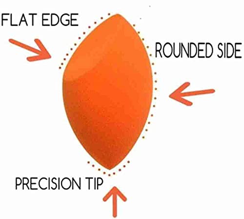 Heaven Feel Sponge Beauty Blender Puff Set of 3 - Soft Makeup Blenders for Flawless Foundation & Concealer Application - Perfect for Professional Makeup Artists & Home Use