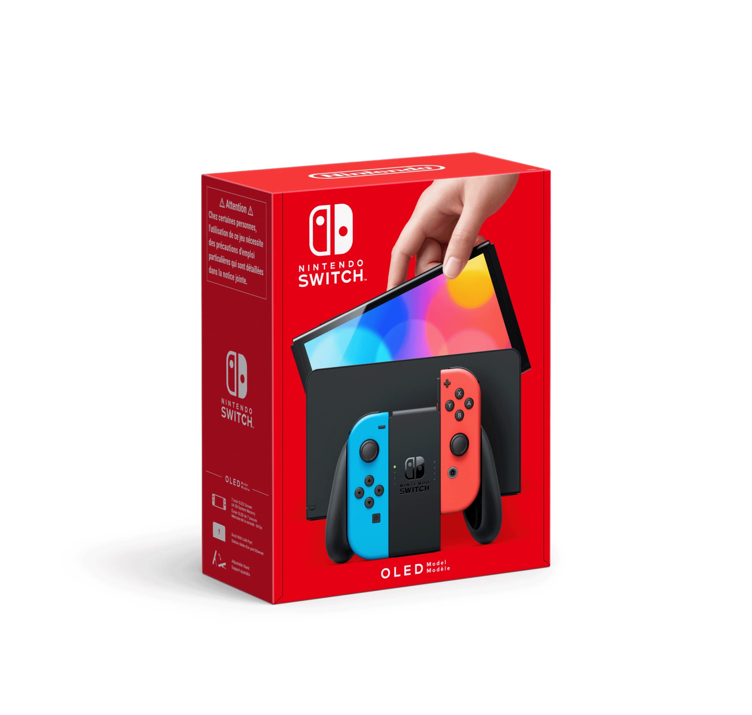 Nintendo Switch OLED Model Console - Neon Blue/Red Joy-Con - 7