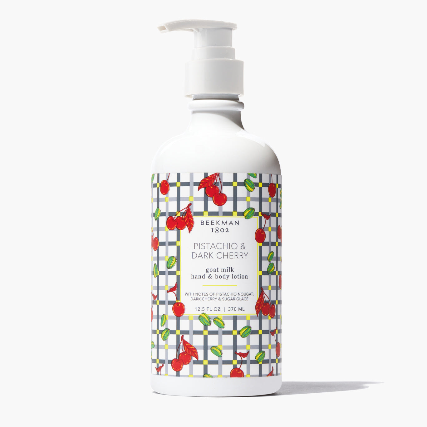 Organic Pistachio & Dark Cherry Body Lotion - Moisturizing Cream for Dry Skin - Vegan, Cruelty-Free - Perfect for Daily Hydration & Spa Nights