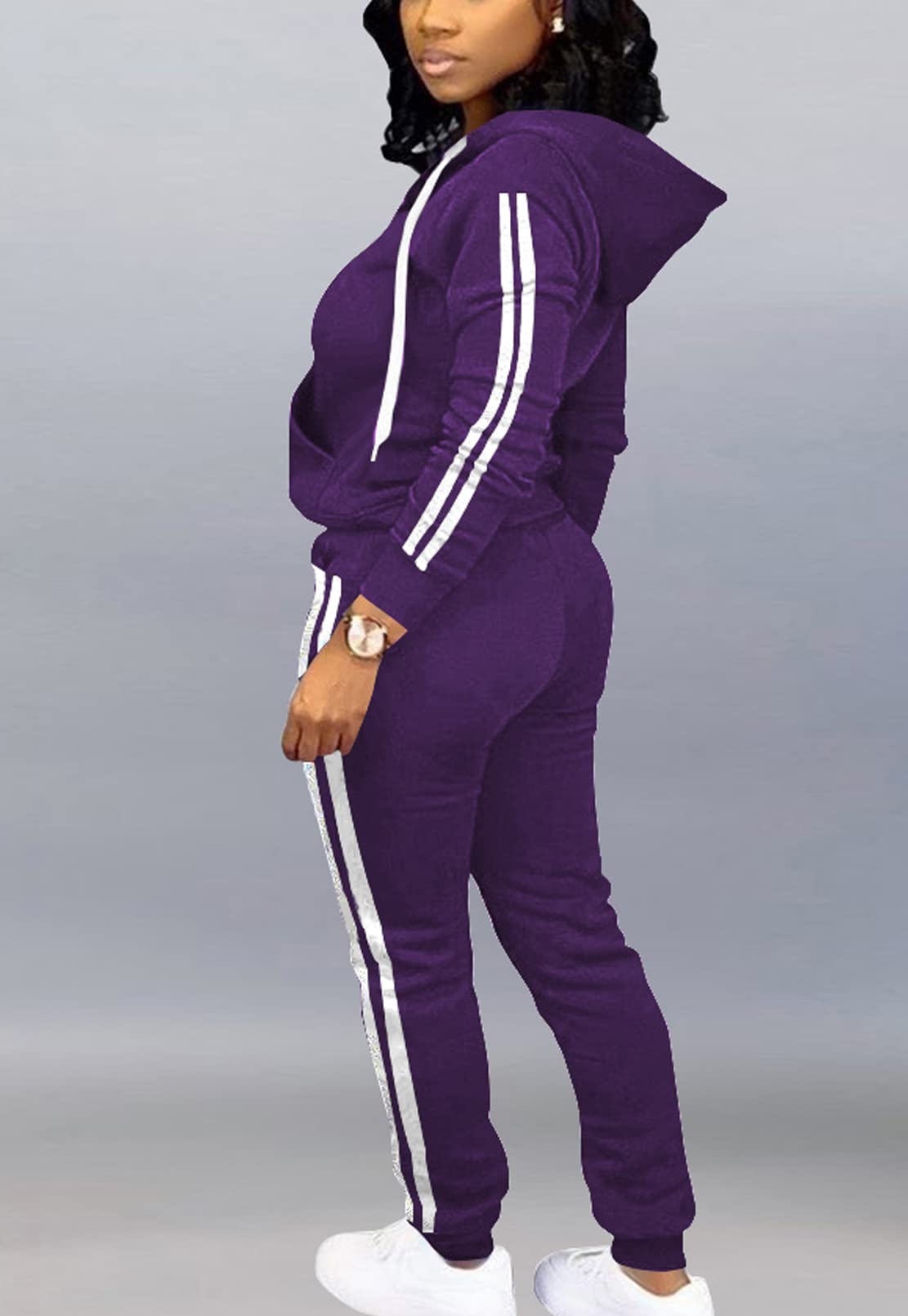 Mrskoala Women's 2-Piece Tracksuit Set - Soft Jogging Outfit with Pockets for Workout, Running & Lounge Wear | Gym, Yoga, Travel & Casual Wear