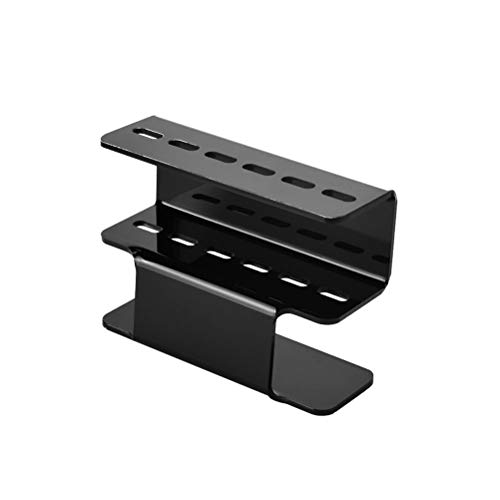 1Pc Black Acrylic Eyelash Extension Storage Rack - False Eyelashes Holder & Grafting Tweezers Organizer - Beauty Salon Tool Organizer for Lash Artists and Makeup Professionals - Perfect for Salon, Home, or Travel Use