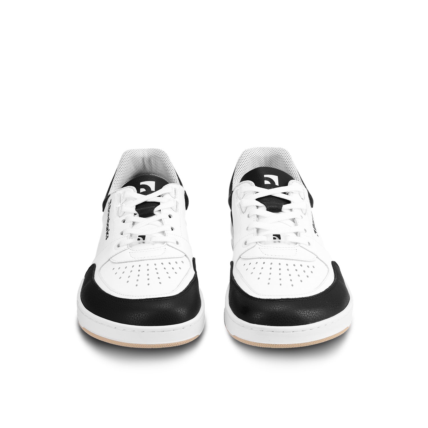 Barefoot Sneakers for Men & Women - Barebarics Wave White & Black Minimalist Shoes | Lightweight, Flexible & Comfortable for Running, Walking & Gym Workouts