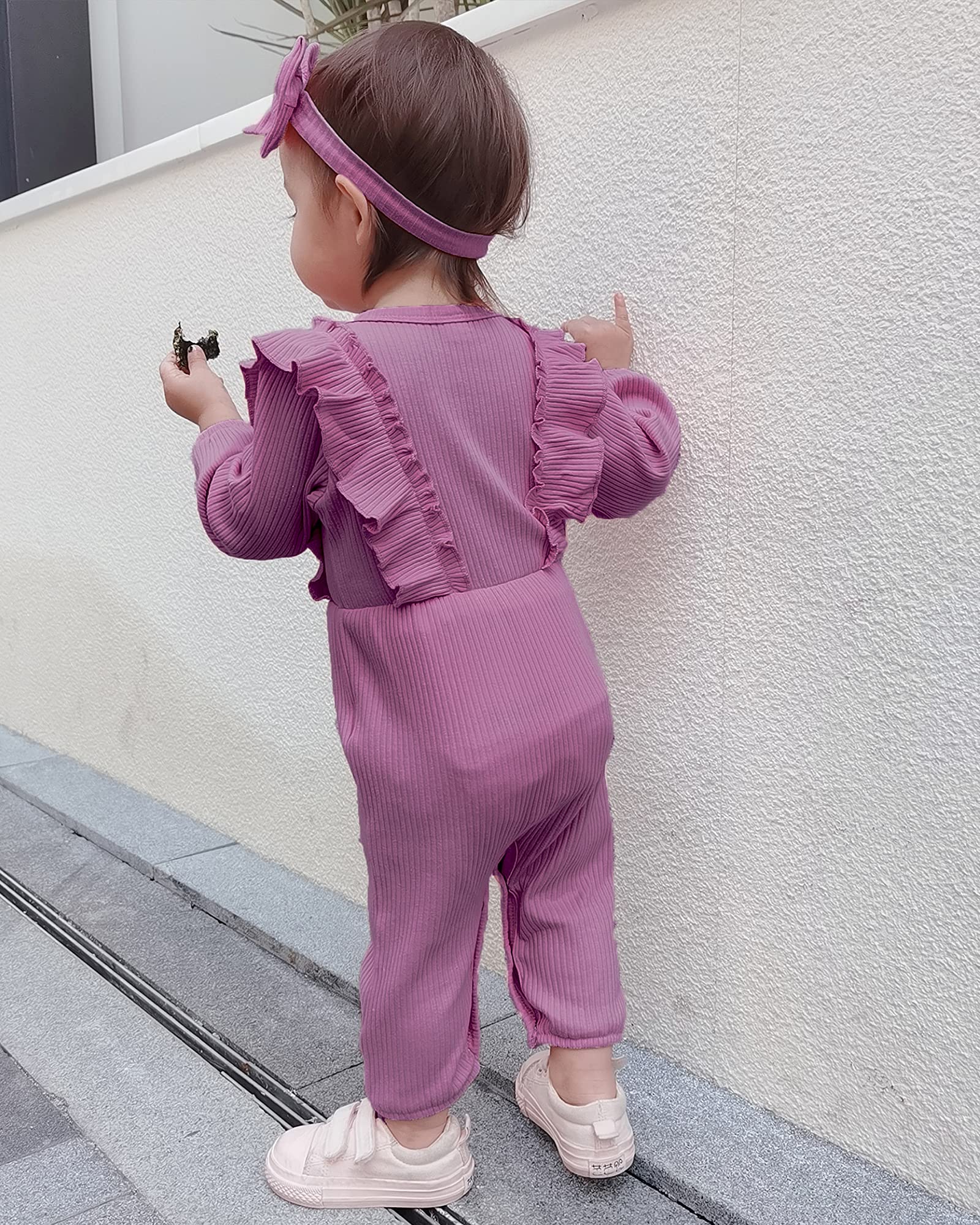 Mioglrie Newborn Baby Girl Clothes - Soft Cotton Short Sleeve Romper Jumpsuit for 0-12 Months | Perfect for Summer Outfits, Playtime & Photo Shoots