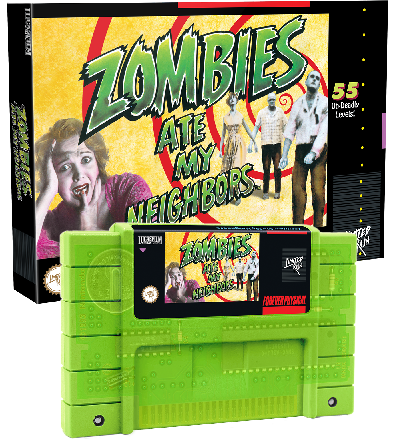 Zombies Ate My Neighbors SNES Game - Classic Retro Video Game for Nintendo Super Nintendo Entertainment System - Perfect for Horror Game Fans & 90s Nostalgia Gaming