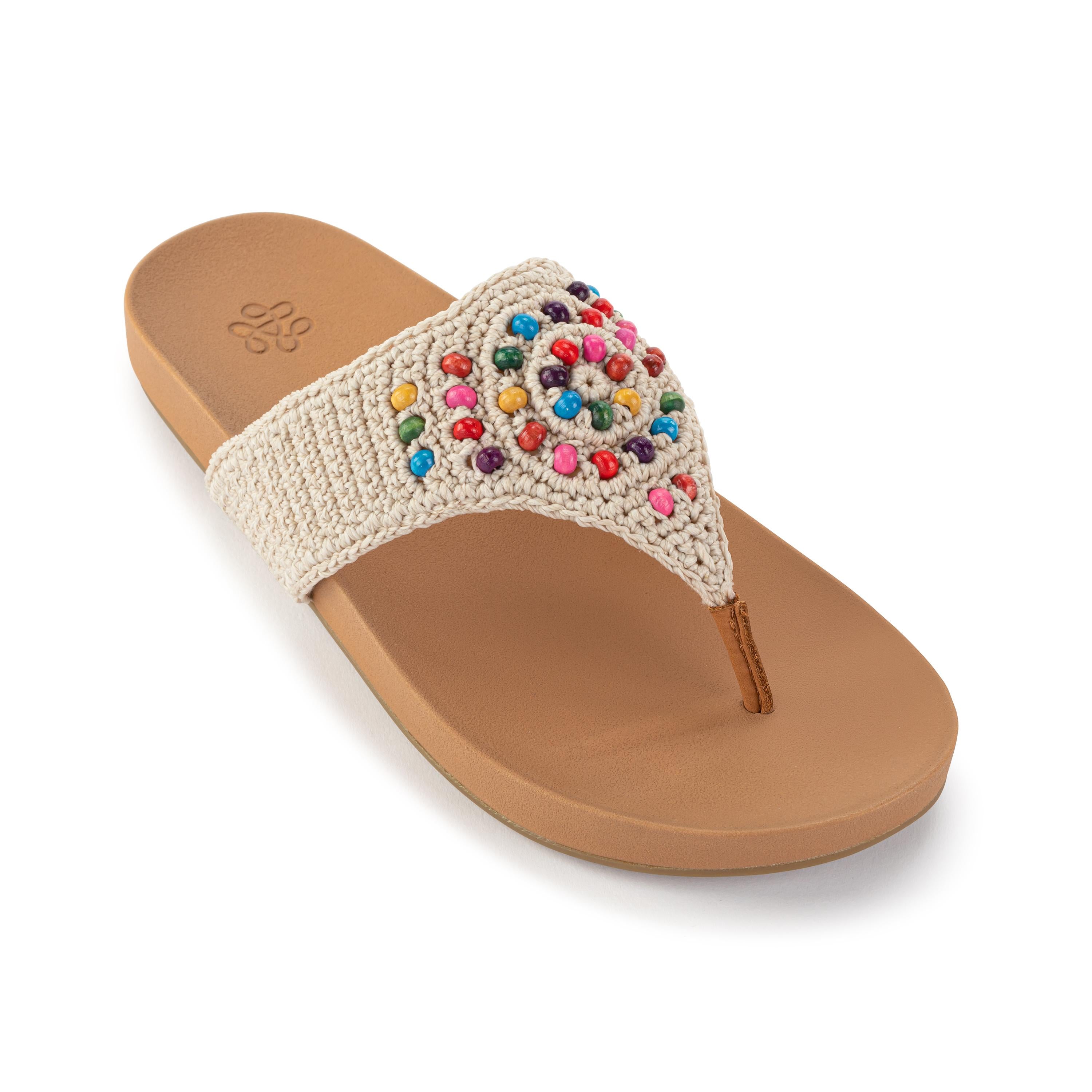 Everly Women's Comfortable Flat Sandals - Lightweight & Breathable Summer Shoes for Walking, Beach, and Casual Outings