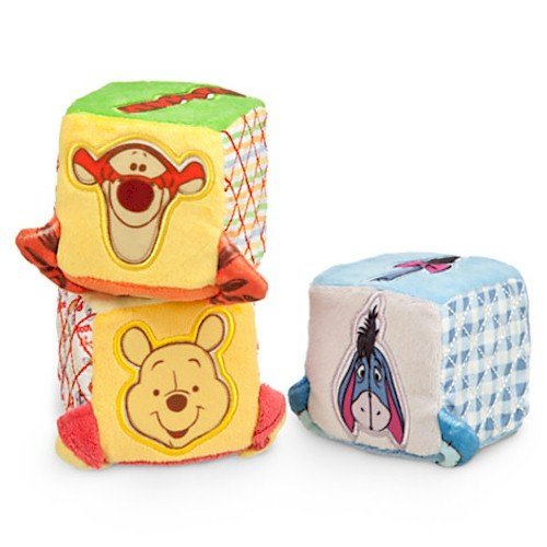 Disney Winnie The Pooh and Friends Soft Baby Blocks - Stacking & Learning Toys for Infants & Toddlers - Perfect for Nursery, Playtime & Early Childhood Development