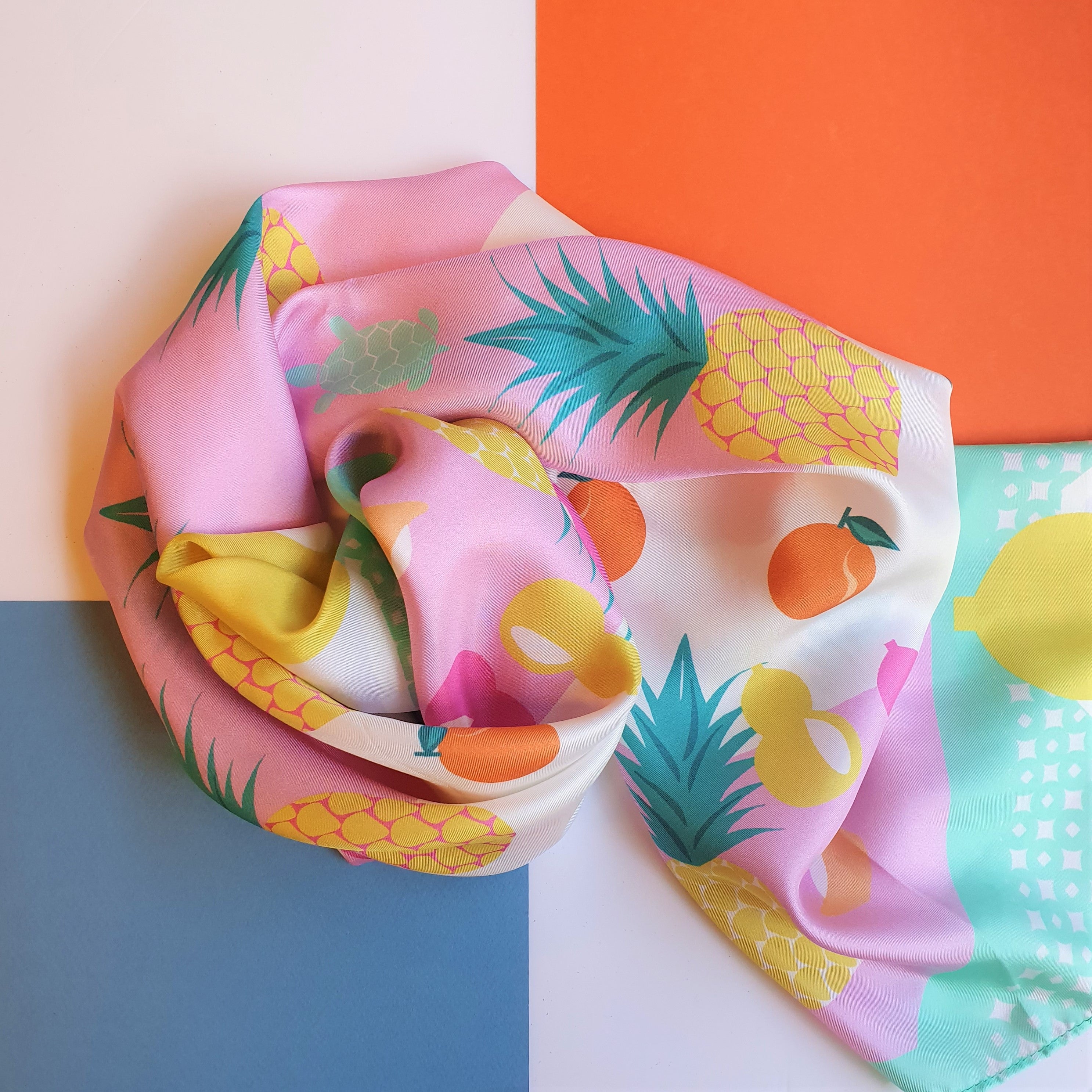 Lucky Silk Scarf for Women - Elegant Fashion Accessory for Parties, Weddings & Special Occasions