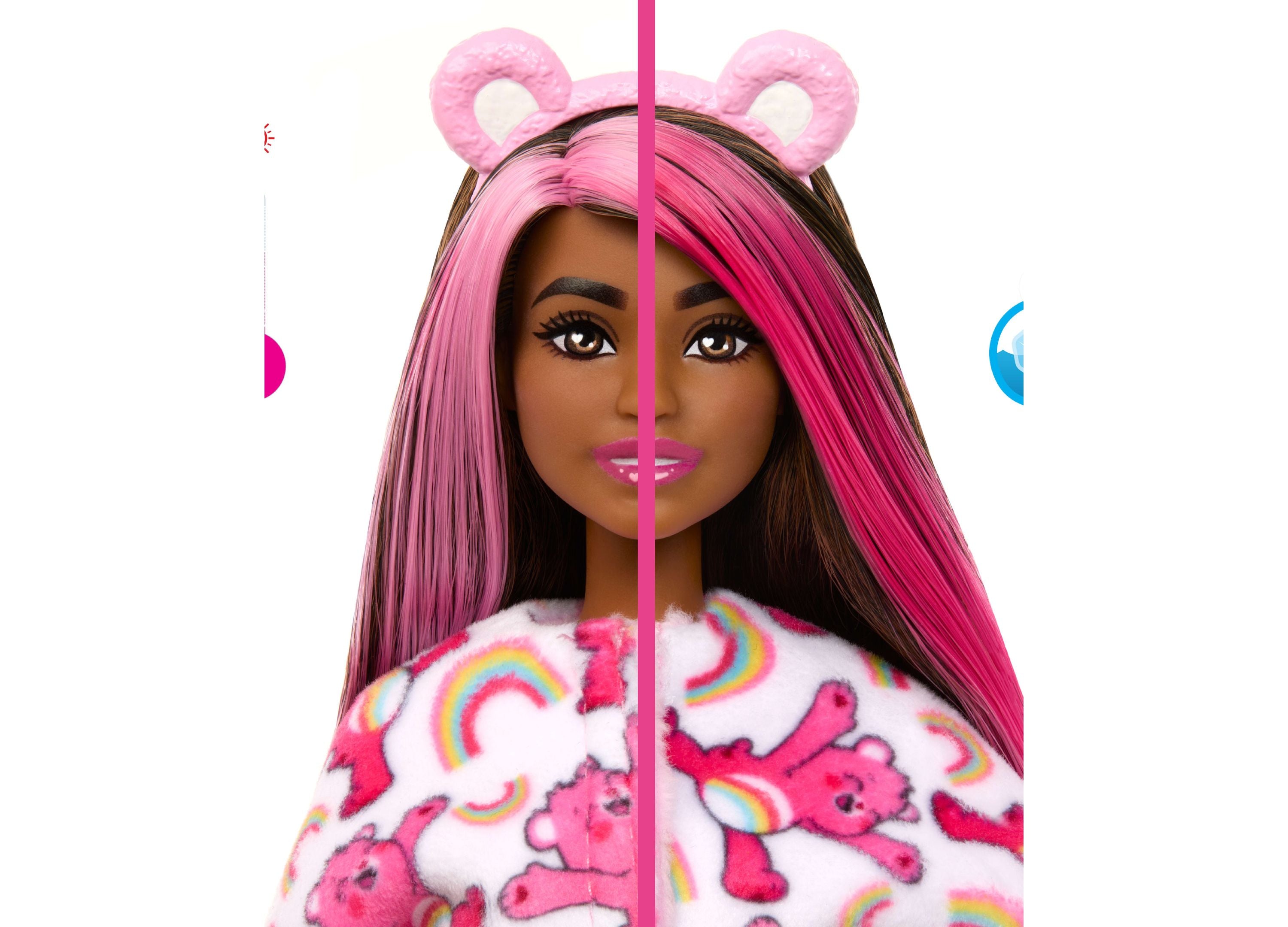 Barbie Cutie Reveal Cheer Bear Plush Costume Doll with 10 Surprises - Cute Collectible Toy for Girls, Perfect for Birthday Gifts & Playtime Fun