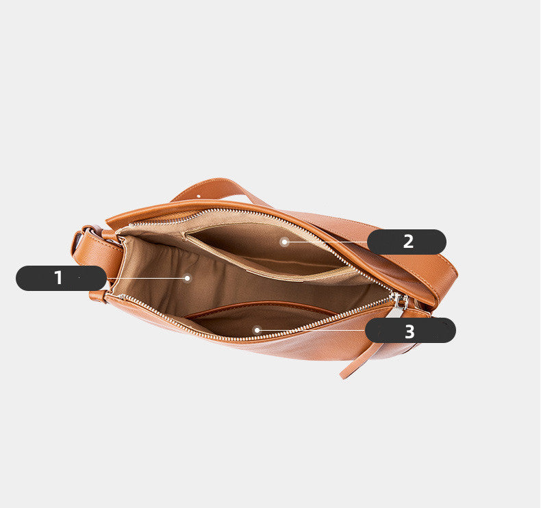 Soft Minimalist Shoulder Bag for Women - Lightweight & Stylish Crossbody Purse - Perfect for Work, Travel & Everyday Use