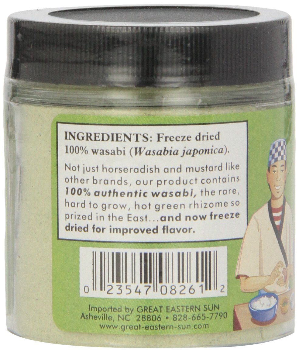 Premium Sushi Sonic Wasabi Powder - 1.5 Fl Oz (44ml) - Authentic Japanese Horseradish for Sushi, Sashimi & Asian Cuisine - Spicy Condiment for Home Cooking & Restaurant Use