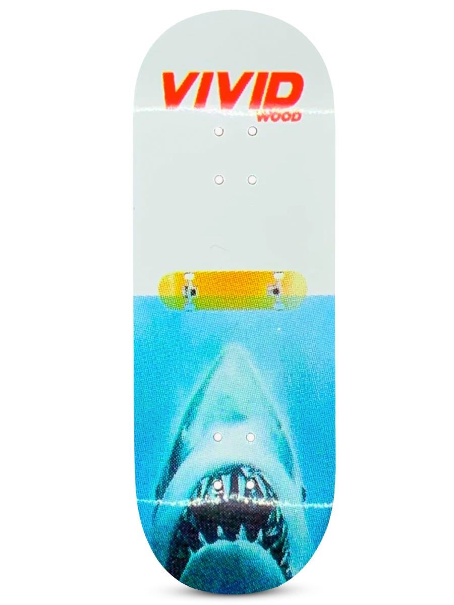 VividWood Fingerboard Deck - Professional Skateboard Fingerboard for Tricks & Stunts | Perfect for Indoor Skateboarding & Office Fun