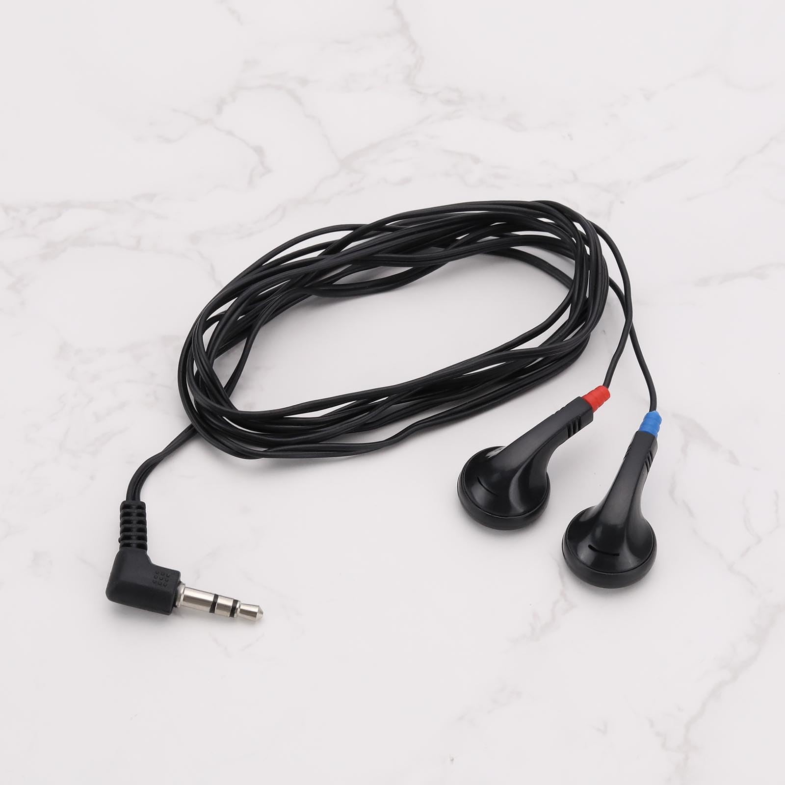 Original Stereo Headphones Wired Earbuds for Nintendo Gameboy Classic - Red & Blue DMG-02 Style 3.5mm Jack Replacement Headphones - Perfect for Gaming, Music & Retro Console Experience